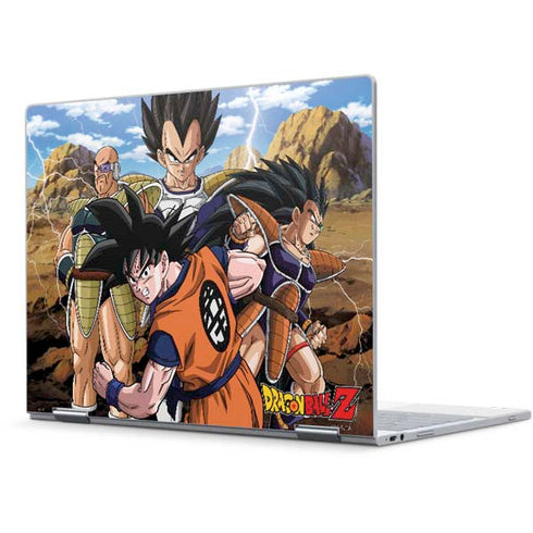 Dragon Ball Z Goku Versus Saiyans Pixelbook Skin